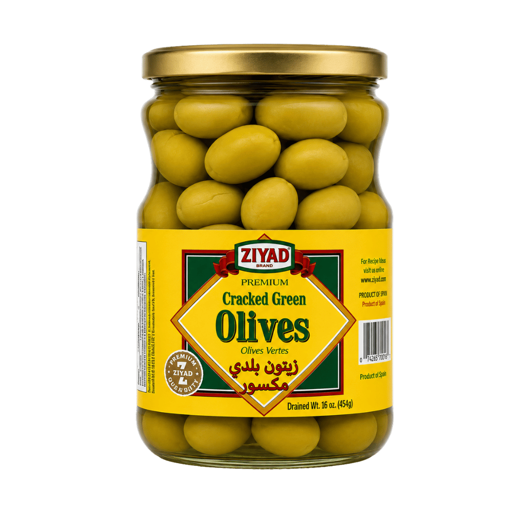 Ziyad Cracked Green Olives 454 g buy online USA - 1